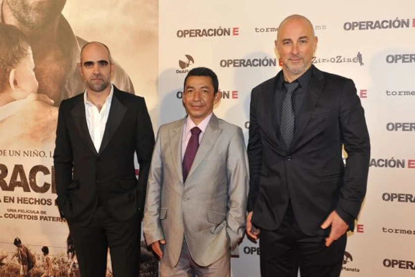 Luis Tosar y Miguel Courtois en operacion-e (Premiere en Madrid. Diciembre 2012)