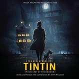 Carátula de la banda de sonido de Las Aventuras de Tintín: El secreto del Unicornio