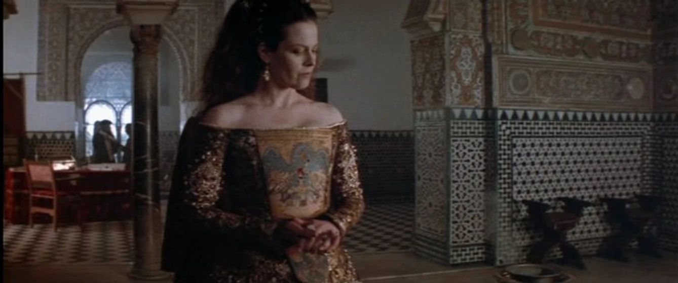 Sigourney Weaver en 1492-la-conquista-del-paraiso