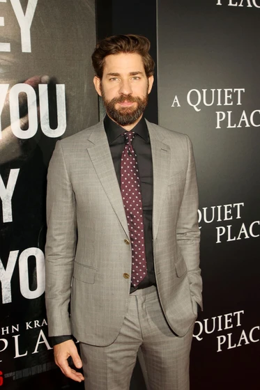 John Krasinski en un-lugar-tranquilo (Premiere en New York. Abril 2018)
