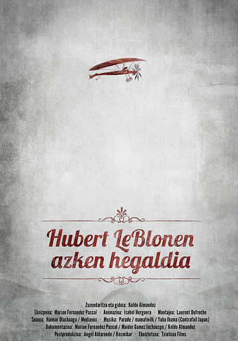 poster of content El último vuelo de Hubert Le Blon