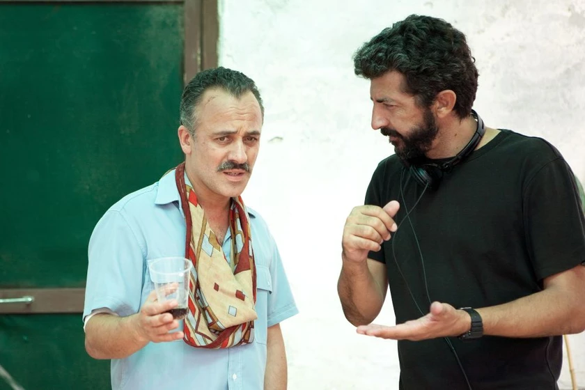 Javier Gutiérrez y Alberto Rodríguez [III] en la-isla-minima (Rodaje)