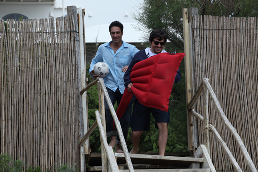 Raoul Bova y Ricky Memphis en Inmaduros