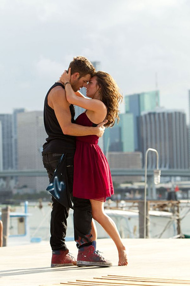 Kathryn McCormick y Ryan Guzman en Step Up Revolution