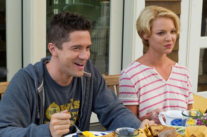 Katherine Heigl y Topher Grace en La Gran Boda