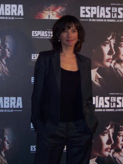 Sophie Marceau en espias-en-la-sombra (Rueda de prensa en Madrid. Marzo 2009)