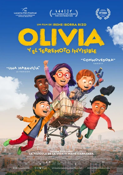 Imagen de olivia-y-el-terremoto-invisible (Cartel español)