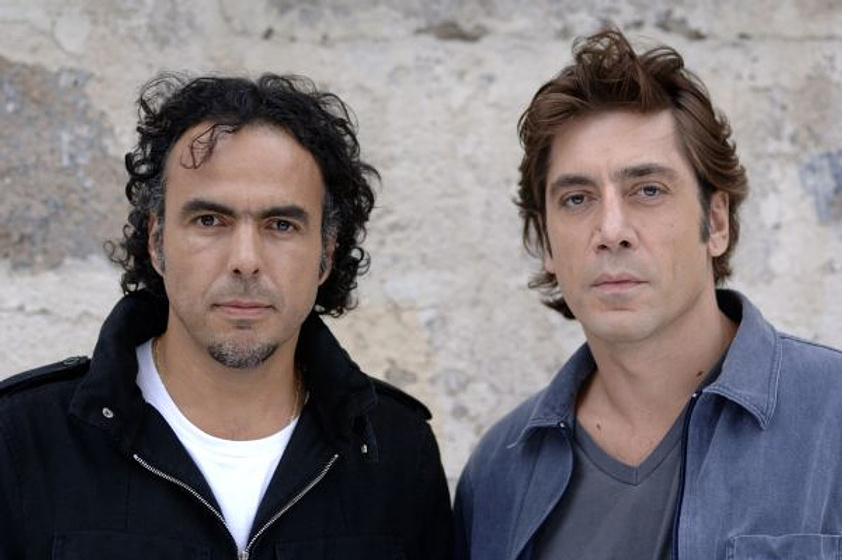 Alejandro González Iñárritu y Javier Bardem en Biutiful