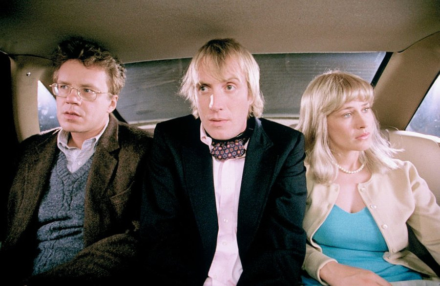 Rhys Ifans, Tim Robbins y Patricia Arquette en Human Nature