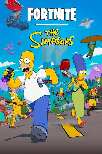 Poster de Fortnite x The Simpsons