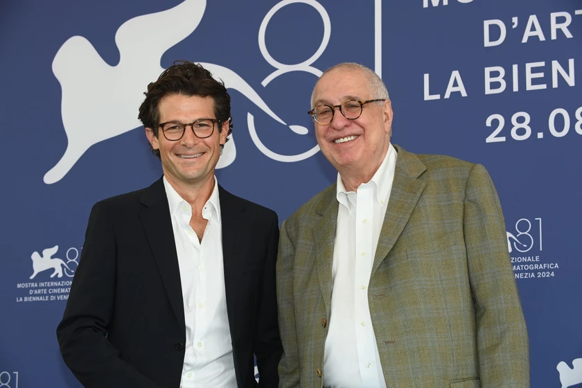 Errol Morris y Jacob Soboroff en separated-b6c041f8-c6eb-4908-bcac-f50cd43eb436 (Festival de Venezia. Agosto 2024)