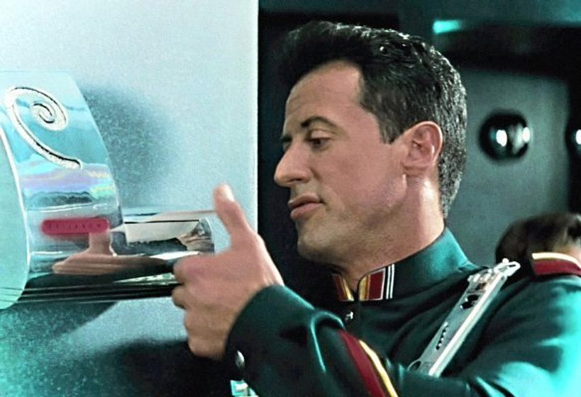 Sylvester Stallone en Demolition Man