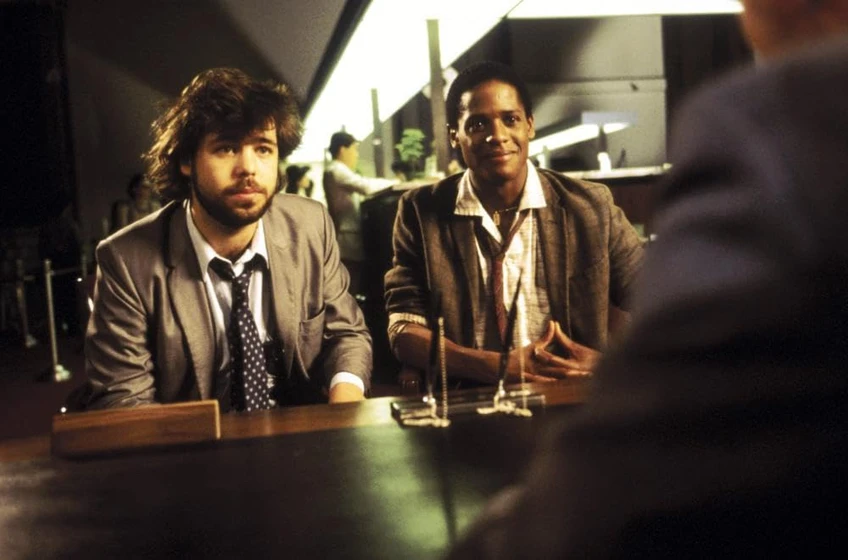 Blair Underwood y Rick Rubin en krush-groove