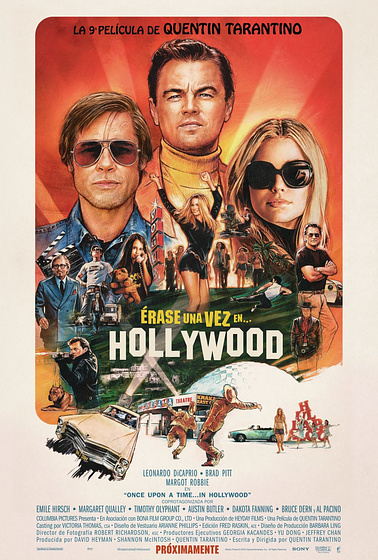 Imagen de Érase una vez en... Hollywood (Cartel final español)