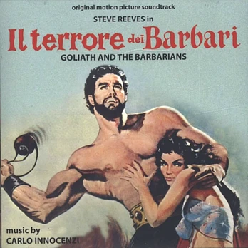 Carátula de la banda de sonido de El Terror de los Bárbaros