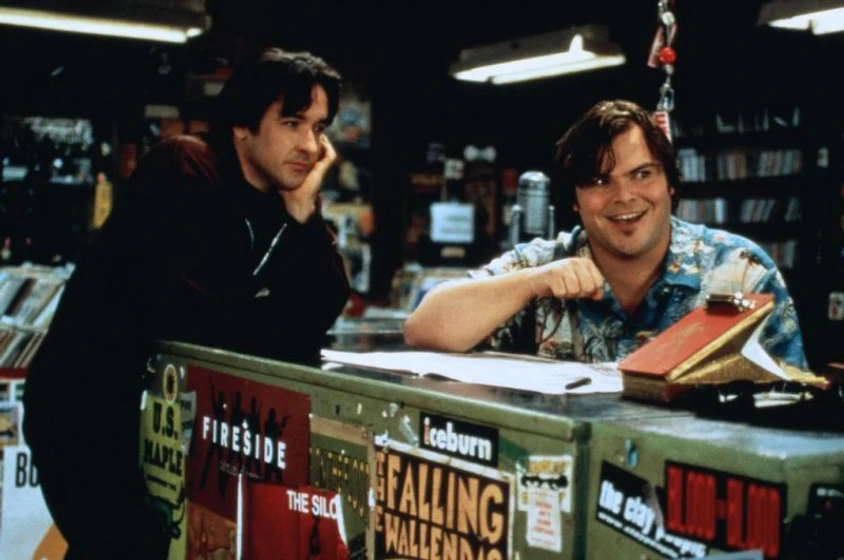 John Cusack y Jack Black en alta-fidelidad