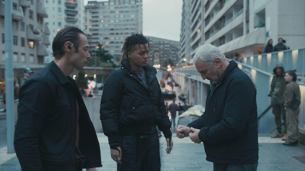 Gilles Lellouche, Hugo Dillon y Mélanie Berthinier en zona-3