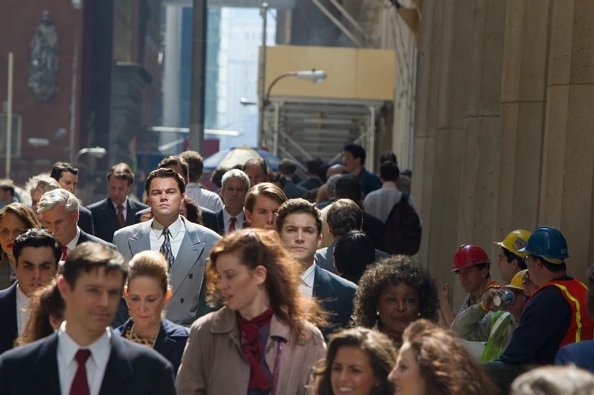 Leonardo DiCaprio en El Lobo de Wall Street