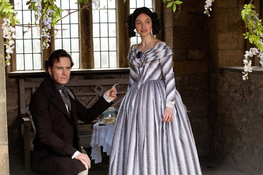 Imogen Poots y Michael Fassbender en Jane Eyre