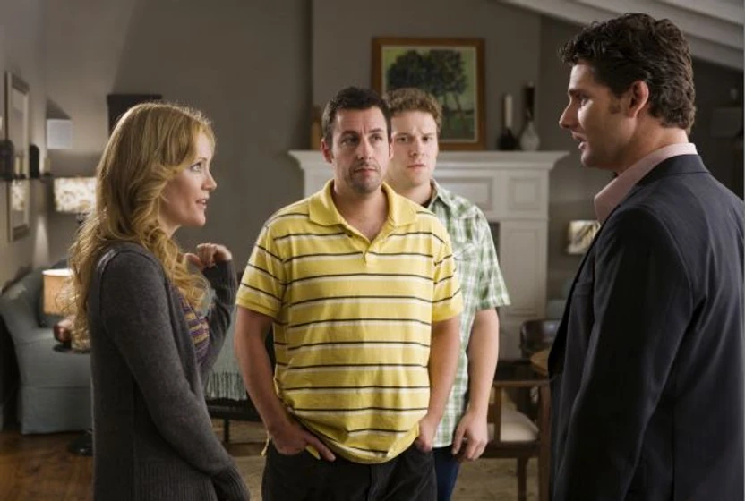 Eric Bana, Adam Sandler y Leslie Mann en Hazme Reír