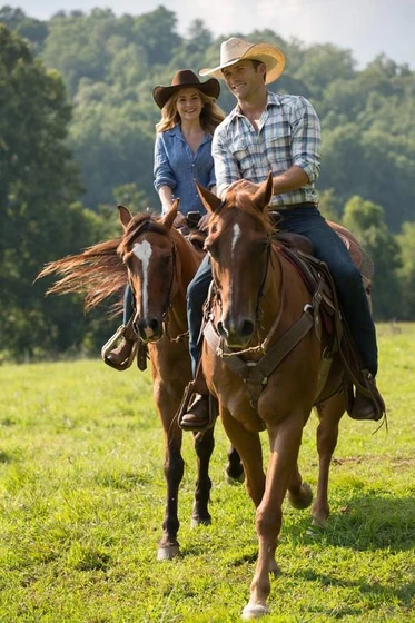 Scott Eastwood y Melissa Benoist en el-viaje-mas-largo