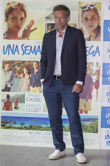 Vincent Cassel en Una Semana en Córcega (Photocall en Madrid. Septiembre 2015)