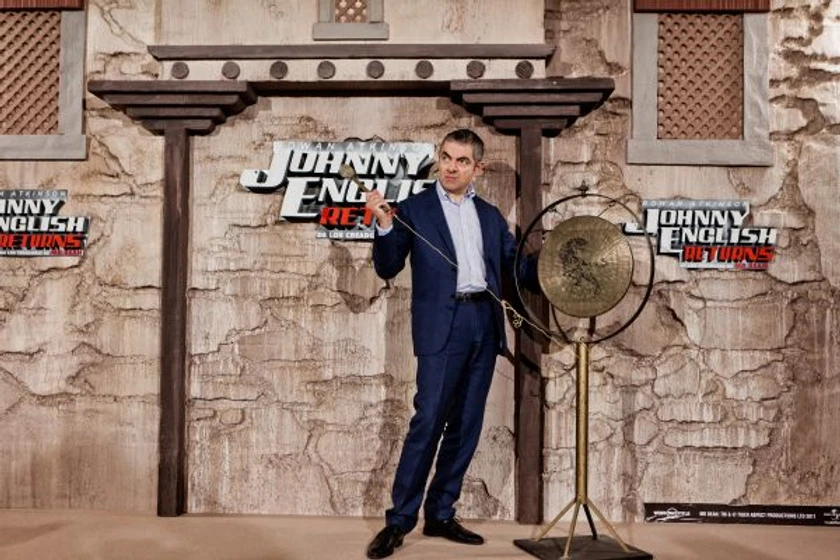 Rowan Atkinson en johnny-english-returns (Photocall en Madrid. Septiembre 2011)