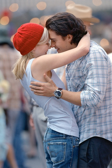 Kirsten Dunst y Orlando Bloom en Elizabethtown