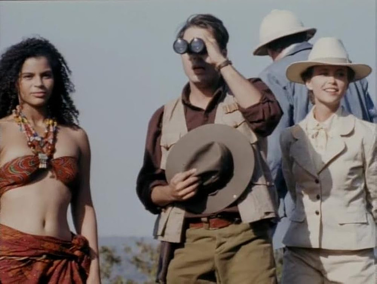 Eric McCormack, Tamara Gorski y Nathania Stanford en The Lost World