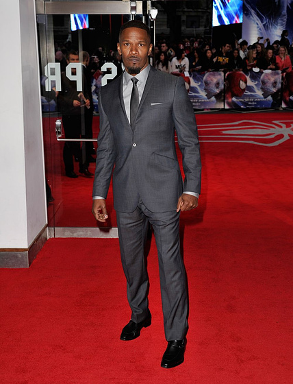Jamie Foxx en The Amazing Spider-Man 2: El Poder de Electro (Premiere en Londres. Abril 2014)
