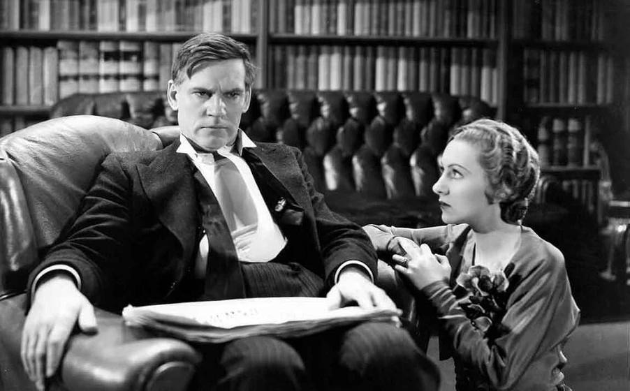 Walter Huston y Karen Morley en el-despertar-de-una-nacion