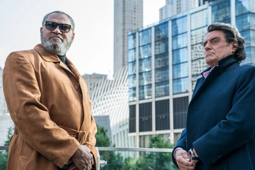 Laurence Fishburne y Ian McShane en john-wick-capitulo-3-parabellum