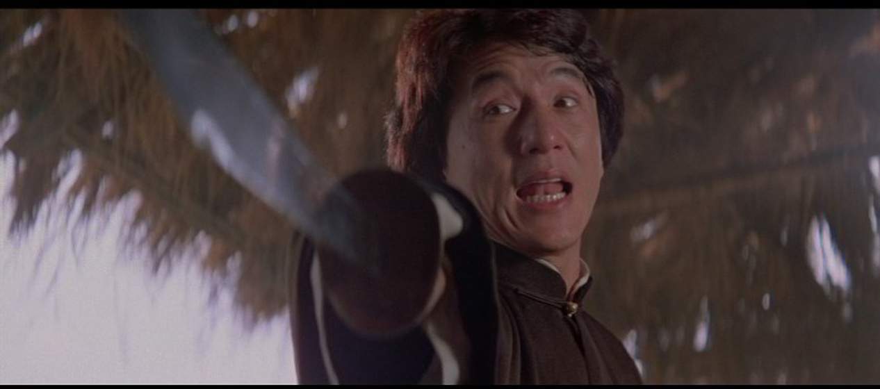 Jackie Chan en La Leyenda del luchador borracho