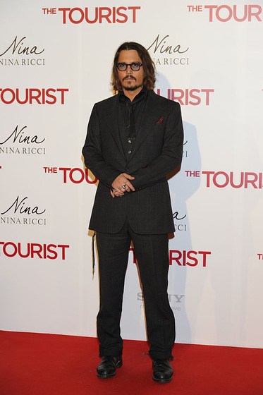 Johnny Depp en The Tourist (Premiere en Madrid. Diciembre 2010)