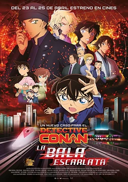 poster of movie Detective Conan. La Bala Escarlata