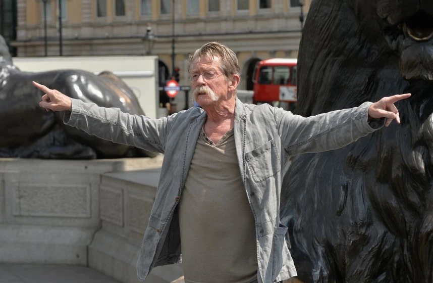 John Hurt en Hércules (Premiere en Londres. Julio 2014)