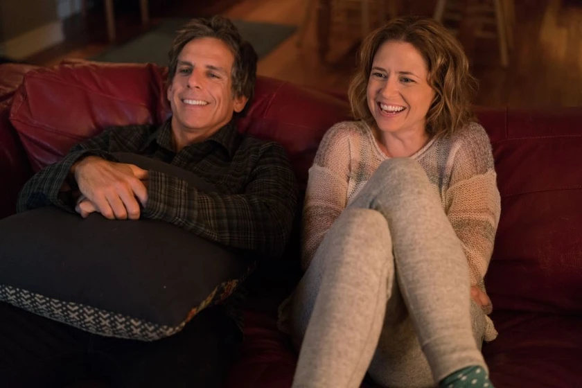 Ben Stiller y Jenna Fischer en que-fue-de-brad