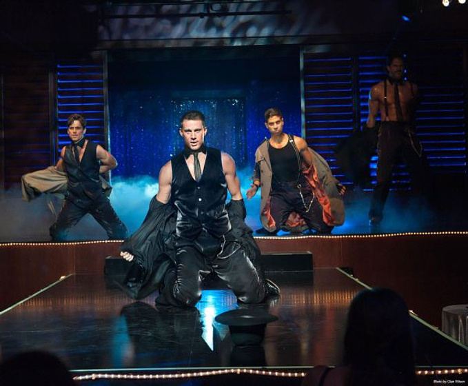 Channing Tatum, Alex Pettyfer, Joe Manganiello y Adam Rodriguez en Magic Mike