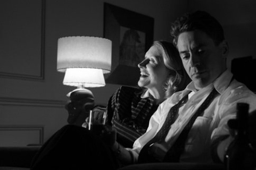Robert Downey Jr. y Patricia Clarkson en Buenas Noches, y Buena Suerte