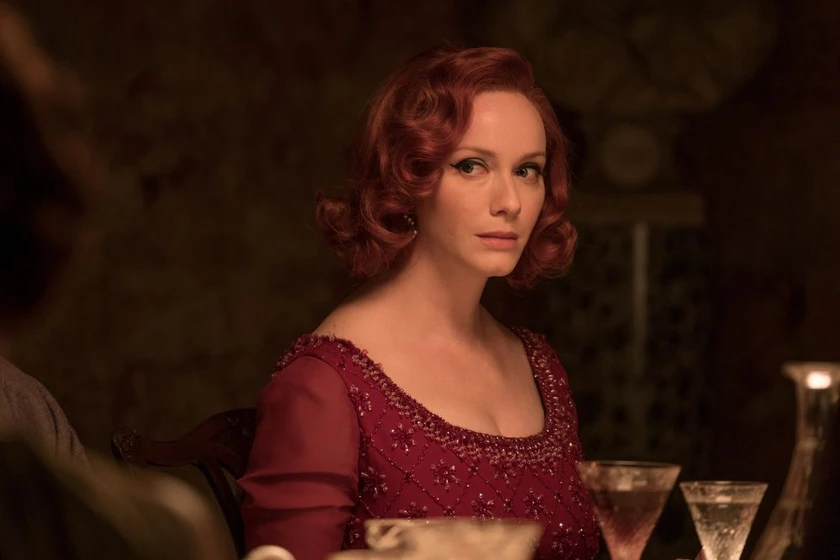 Christina Hendricks en la-casa-torcida