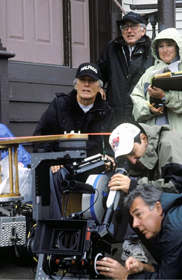 Clint Eastwood en mystic-river (Durante el rodaje)