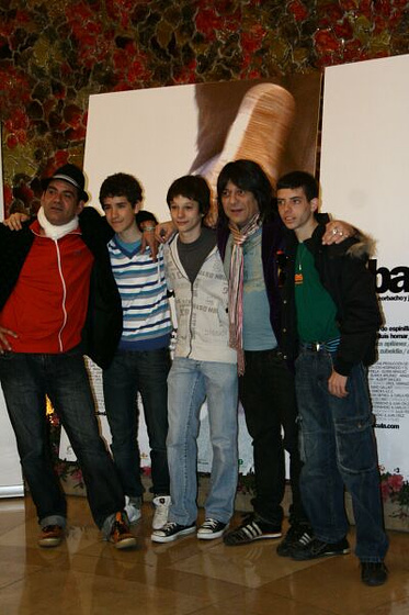 José Corbacho y Juan Cruz en Cobardes (Rueda de prensa en Madrid (Abril 2008))