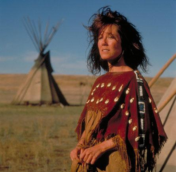 Mary McDonnell en Bailando con Lobos