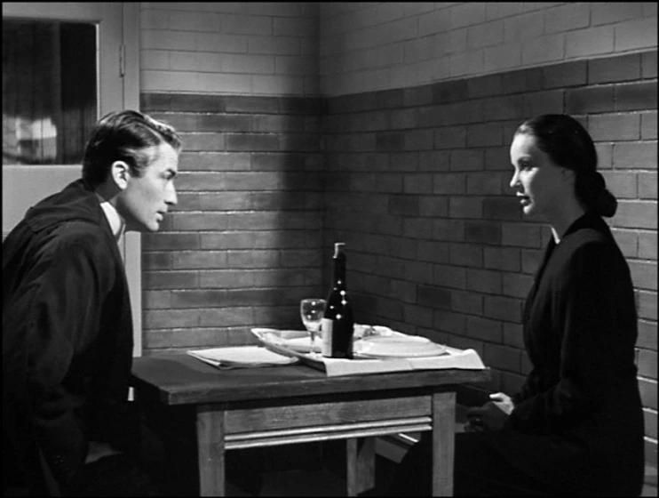 Gregory Peck y Alida Valli en el-proceso-paradine