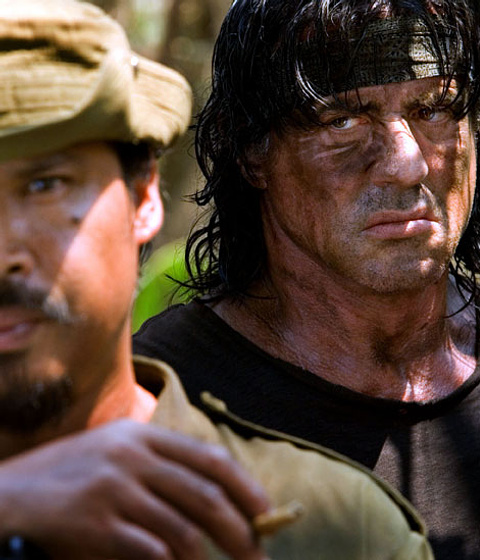 Sylvester Stallone en John Rambo