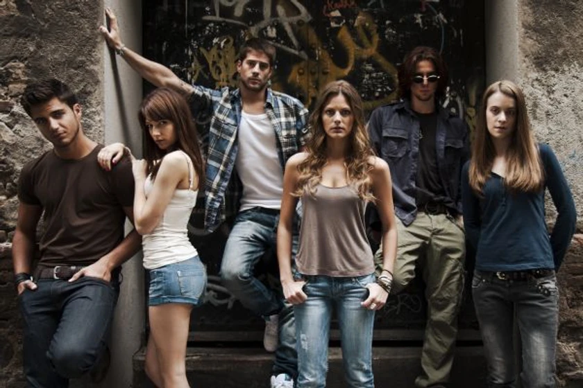 Maxi Iglesias, Amaia Salamanca, Úrsula Corberó, Luis Fernández y Alba Ribas en XP3D