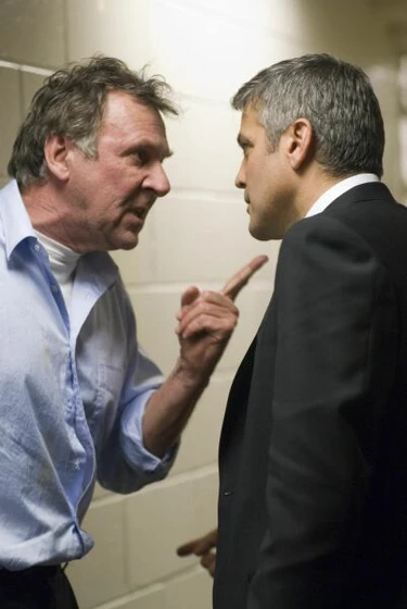 George Clooney y Tom Wilkinson en michael-clayton