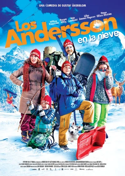 Imagen de los-andersson-en-la-nieve (Cartel español)