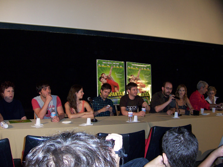 María Asquerino, Kiti Mánver, Óscar Ladoire, Borja Cobeaga, Sabrina Garciarena, Gorka Otxoa, Julián López, Ernesto Sevilla y Bárbara Santa-Cruz en Pagafantas