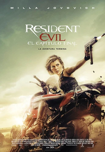 Poster de Resident Evil. El Capítulo final